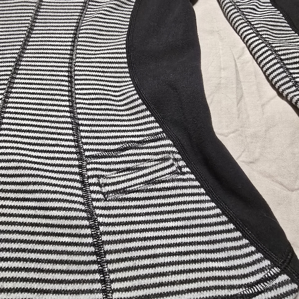 Lululemon Striped Half-Zip Performance Pullover -… - image 4